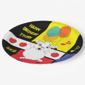 Barnyard Animals Sheep Birthday Party Paper Teller (Schrägansicht)