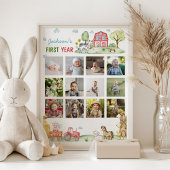 Barnyard Animes First Year Foto Milestone Poster