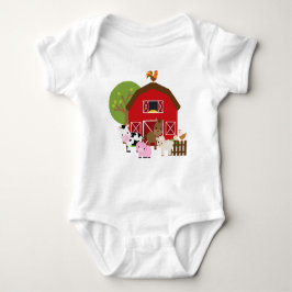 Barnyard Baby Jersey Bodysuit Baby Strampler
