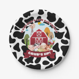 Barnyard Bash Birthday Paper Plate Pappteller