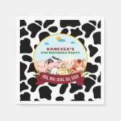 Barnyard Bash Birthday Serviette (Vorderseite)