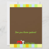 Barnyard Bash Einladung (Rückseite)