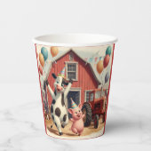 Barnyard Bash Paper Cups 🐮 🐷 Pappbecher (Vorderseite)