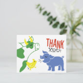 Barnyard Bash Vielen Dank Postcard Postkarte (Stehend Vorderseite)