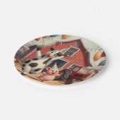 Barnyard Bash Zur Verfügung 🐷 🍽️ Pappteller (Schrägansicht)