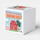 Barnyard Birthday Bash/Party Geschenkschachtel (Rückseite)