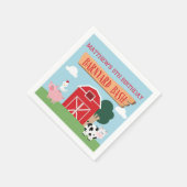 Barnyard Birthday Bash/Party Serviette (Ecke)