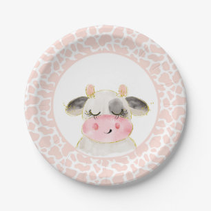 Barnyard Birthday Plate Oink Moo Cockadoodledoo Pappteller