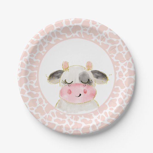 Barnyard Birthday Plate Oink Moo Cockadoodledoo Pappteller (Vorderseite)