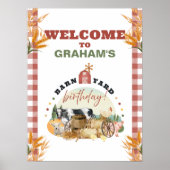 BarnYard Birthday Willkommenszeichen Poster (Vorne)