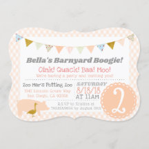 Barnyard Boogie Birthday Party Farm Thema Schweine