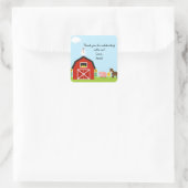 Barnyard Buddies Square Sticker (Tasche)