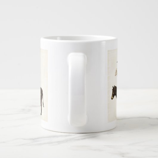 Barnyard Buds - Donkey, Ziege, Hund, Katze Jumbo-Tasse (Rückseite)