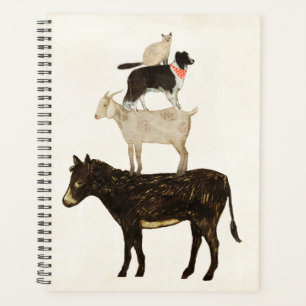 Barnyard Buds - Donkey, Ziege, Hund, Katze Planer