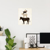 Barnyard Buds - Donkey, Ziege, Hund, Katze Poster (Heimbüro)