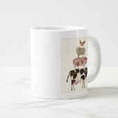 Barnyard Buds - Kuh, Schwein, Schafe und Hen Jumbo-Tasse (Vorderseite Rechts)