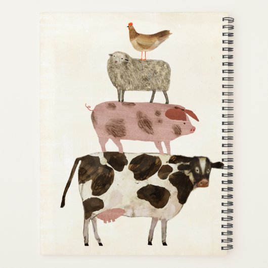 Barnyard Buds - Kuh, Schwein, Schafe und Hen Planer (Rückseite)