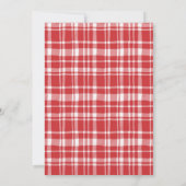 Barnyard Chicken Wedding Probe Dinner Einladung (Rückseite)