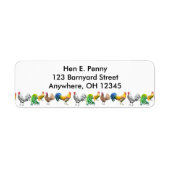 Barnyard Chickens Label (Vorne)