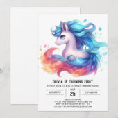 Barnyard Custom Horse Birthday Einladung (Vorne/Hinten)