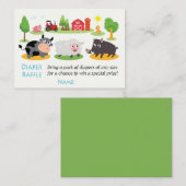 Barnyard Diaper Raffle Tickets (Vorne/Hinten)