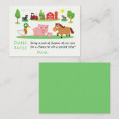 Barnyard Diaper Raffle Tickets (Vorne/Hinten)