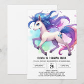 Barnyard Digital Horse Geburtstag Einladung (Vorne/Hinten)