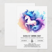 Barnyard Editable Horse Einladung (Vorne/Hinten)