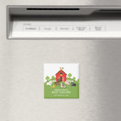 Barnyard Farm Animals Baby Dusche Gefallen Magnet (In Situ (Geschirrspüler))