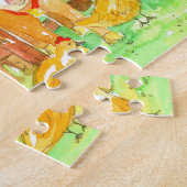 Barnyard Farm Animes Schweinekuh Schafskinder Puzzle (Seite)