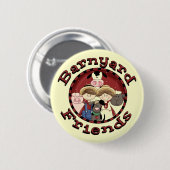 Barnyard-Freund-T-Shirts und Geschenke Button (Vorne & Hinten)