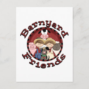 Barnyard-Freund-T-Shirts und Geschenke Postkarte