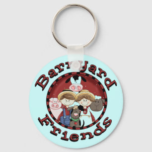 Barnyard-Freund-T-Shirts und Geschenke Schlüsselanhänger