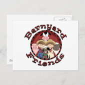 Barnyard Friends Tshirts und Geschenke Postkarte (Vorne/Hinten)