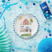 Barnyard Fun 1st Birthday Pappteller (Party)