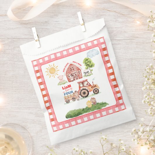 Barnyard Fun Any Age Birthday Geschenktütchen (Ausgeschnitten)