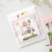 Barnyard Fun Pink 2. Geburtstag Geschenktütchen (Versiegelt)