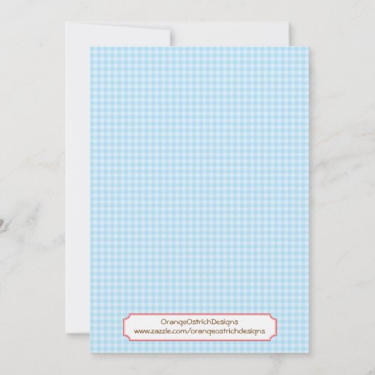 Barnyard-Geburtstags-Einladung Einladung (Rückseite)