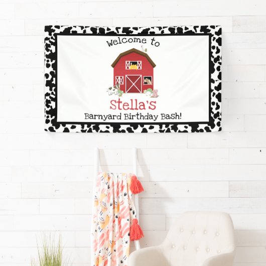 Barnyard-Geburtstags-Fahne! Banner (Insitu)