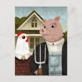 Barnyard Gothic Postkarte (Vorderseite)