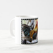 Barnyard-Hahn-Tasse Kaffeetasse (Vorderseite Links)
