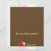 Barnyard-heftiger Schlag Einladung (Rückseite)