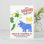 Barnyard-heftiger Schlag Einladung (Stehend Vorderseite)