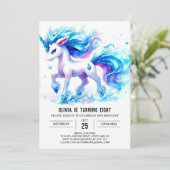 Barnyard Kids Horse Birthday Einladung (Stehend Vorderseite)