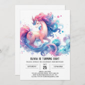 Barnyard Kids Horse Birthday Einladung (Vorne/Hinten)