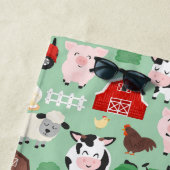 Barnyard Pattern Farm Tier Niedliche Kinder Strandtuch (Beispiel)
