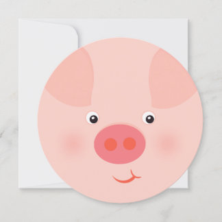 Barnyard Piggy Einladung