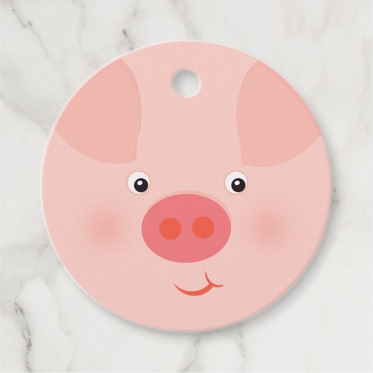 Barnyard Piggy Geschenkanhänger (Vorderseite)
