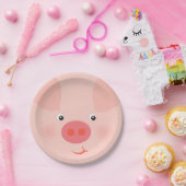 Barnyard Piggy Pappteller (Party)