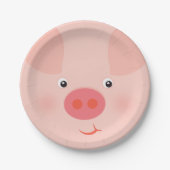 Barnyard Piggy Pappteller (Vorderseite)